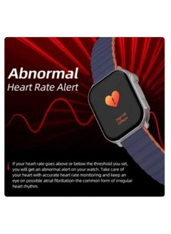 KS Pro Smartwatch 2.01 Inch AMOLED HD Display Bluetooth Calling Heart Rate Monitoring Sports Smart Watch Black