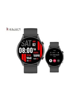 KR Calling Watch, Stable BT 5.2 Calling, 3D Fullview Colorful Display, Double Straps - Black