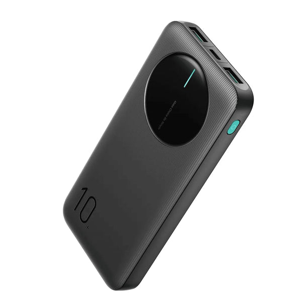Joyroom JR-PBF12 2.4A LED Power Bank with 3 Ports Output 2USB+Type-C 10000mAh - Black|12 Months Warranty